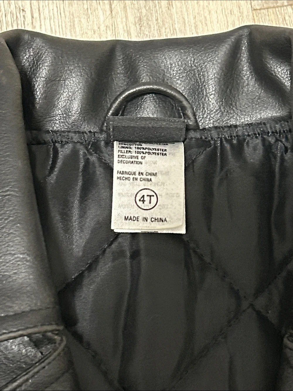 Harley Davidson Toddler Kids Moto Biker Jacket 4T